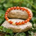 Carnelian Bracelet for Creativity, Vitality & Sacral Chakra Healing