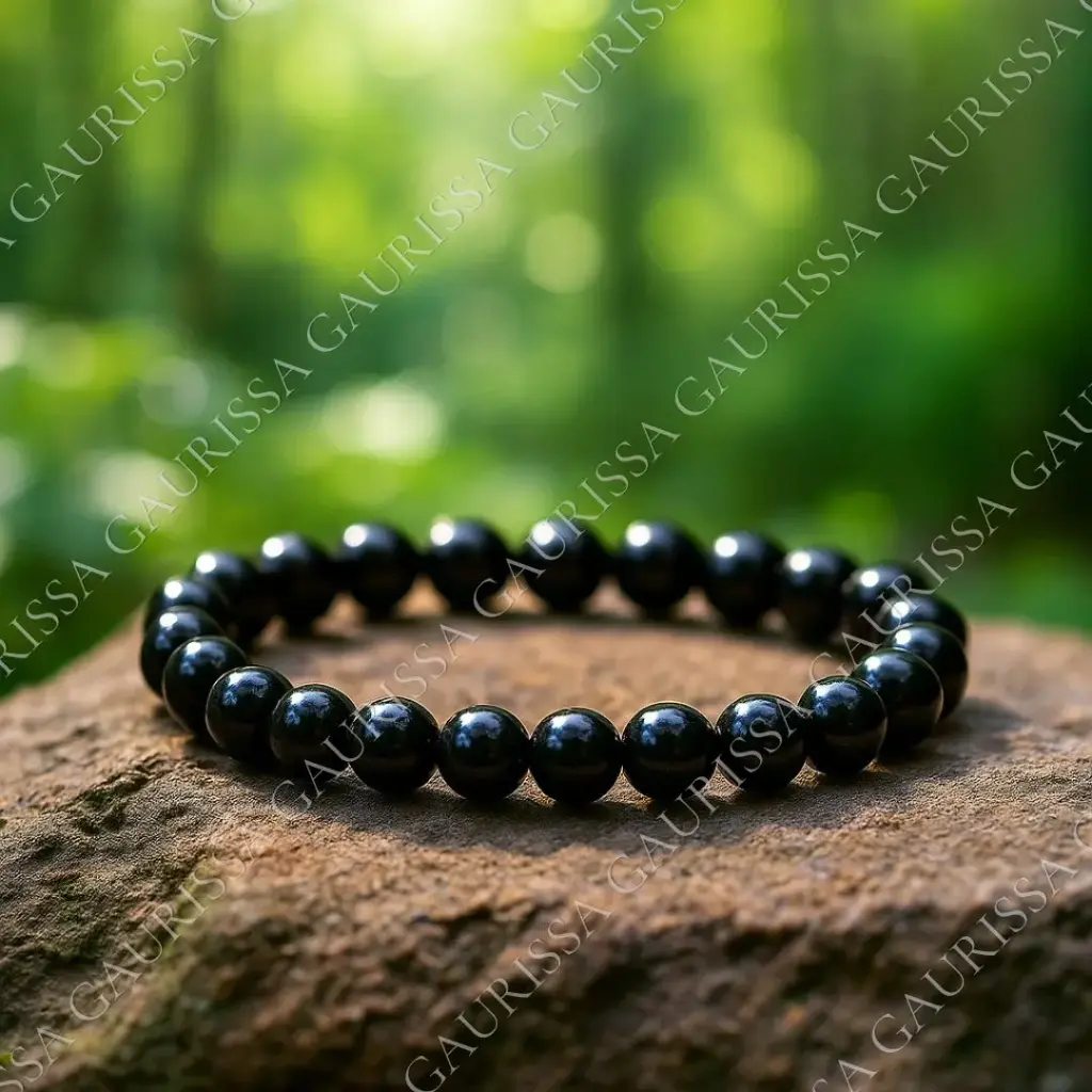 Black Tourmaline Bracelet For Protection
