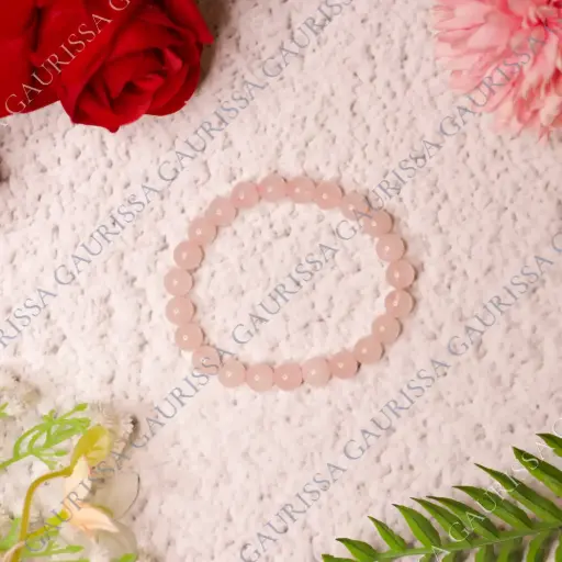 Rose Quartz Bracelet For Love & Emotional Healing